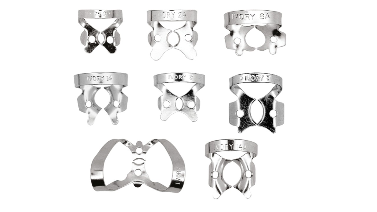 Ivory® Rubber Dam Clamps